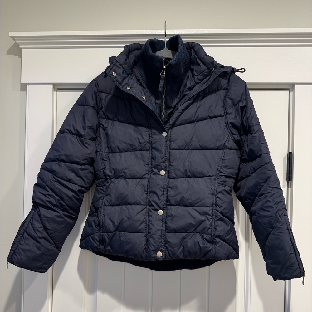 Bitten by Sarah Jessica Parker Dark Blue Puffer Jacket